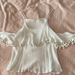 aeropostale cold shoulder top